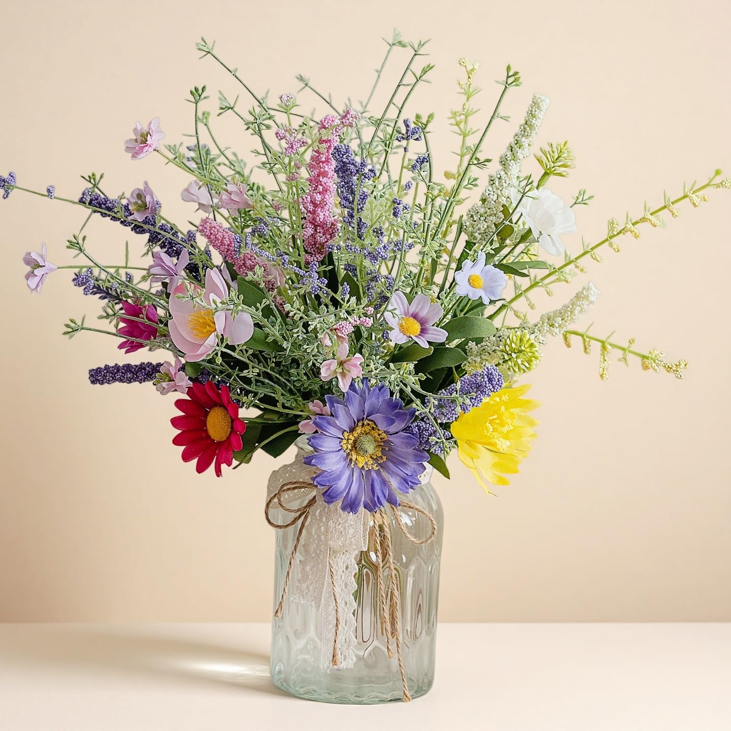LUEUR versatile home decor bouquet suitable for kitchen, bedroom, and office spaces.