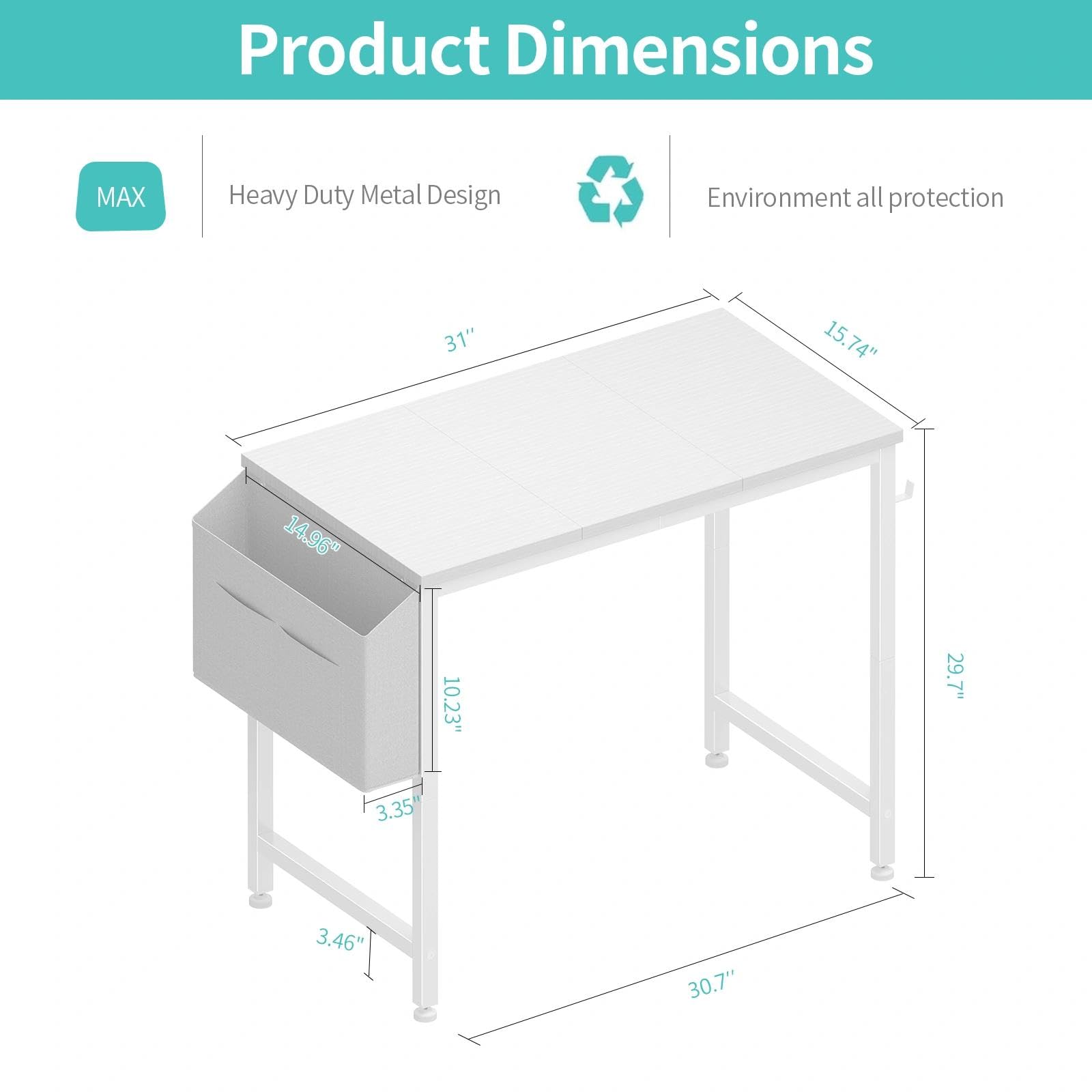 Lufeiya desk surface close-up reveals scratch-resistant material