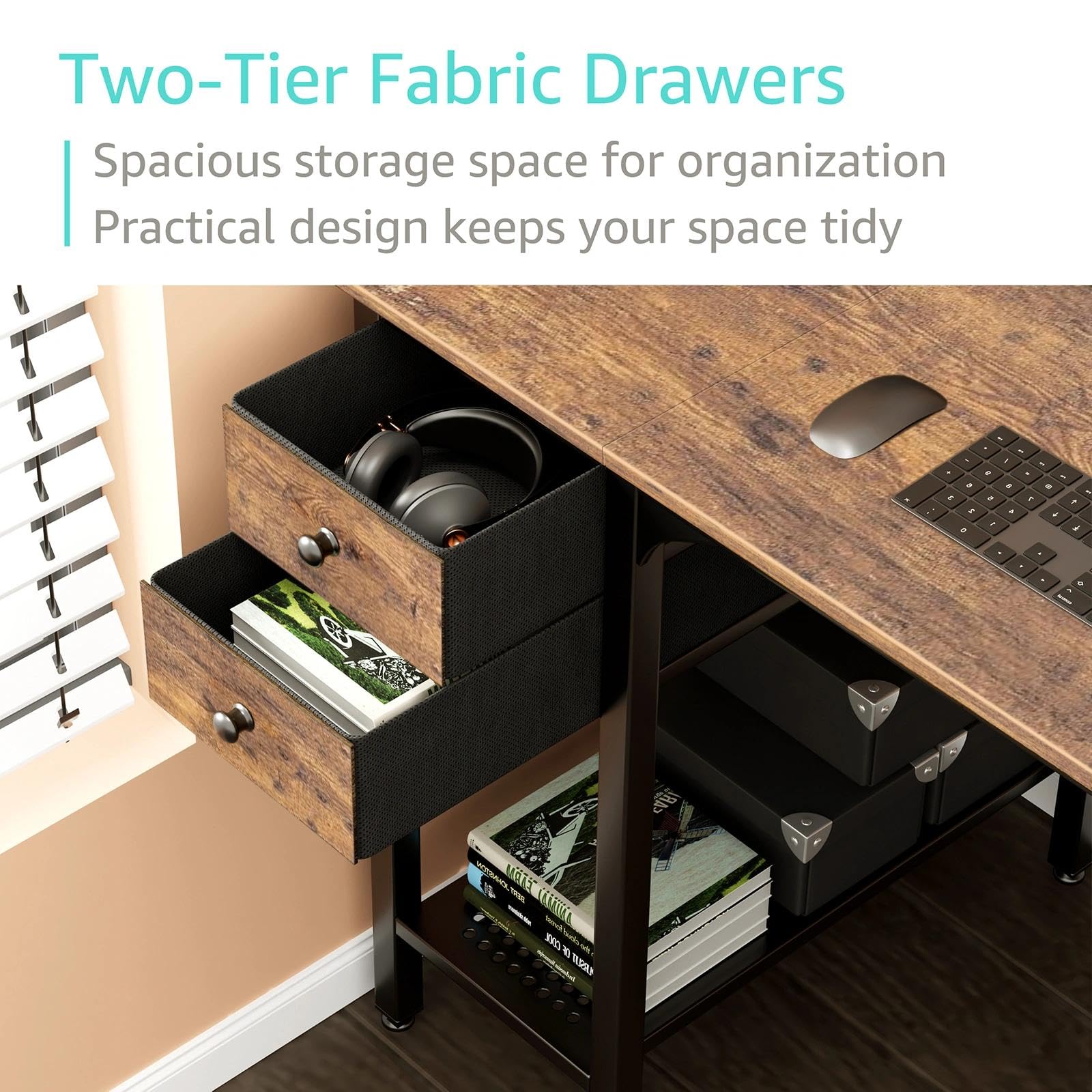 Lufeiya desk surface made of P2 particle board emphasizes durability and water resistance