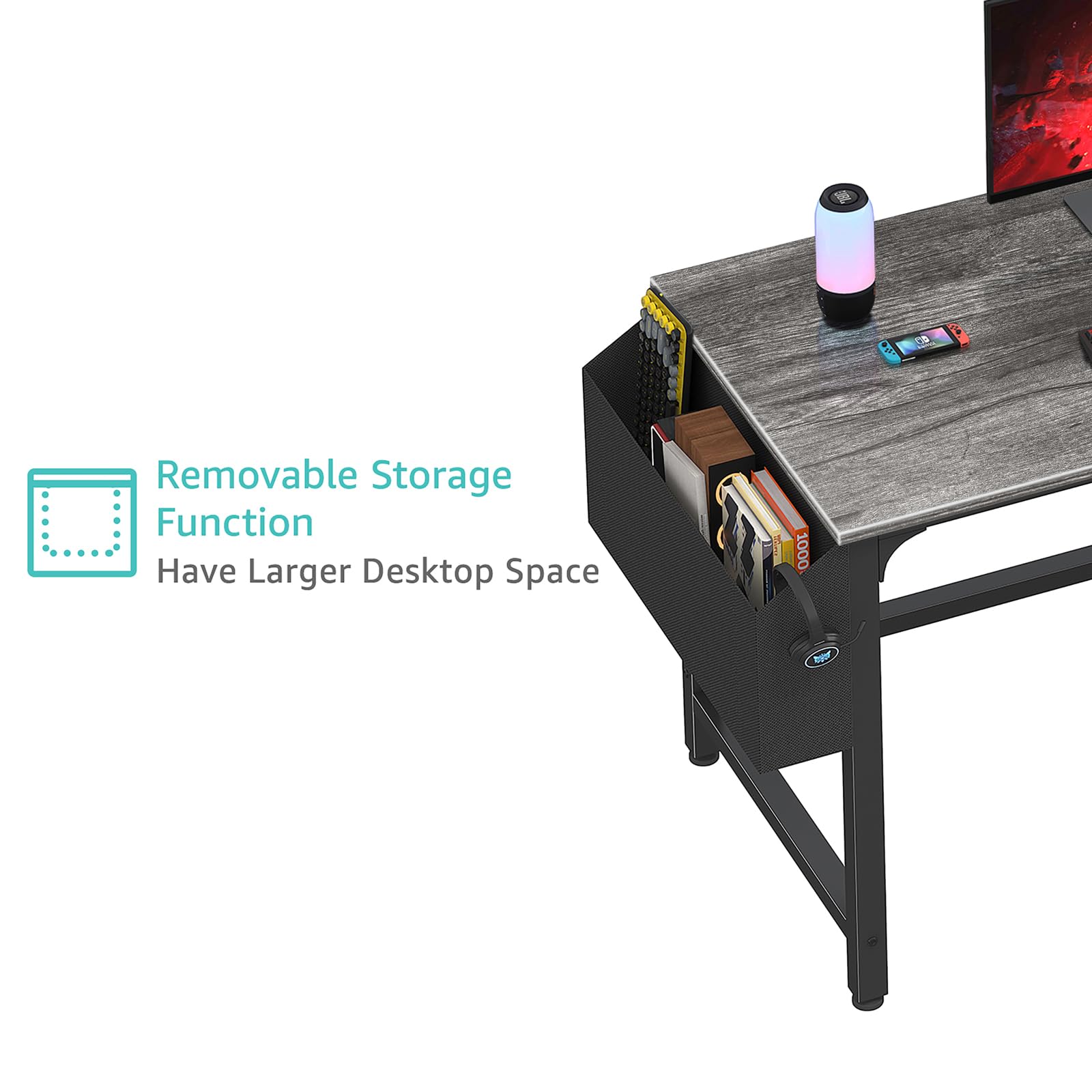 Lufeiya desk in a modern home office workspace