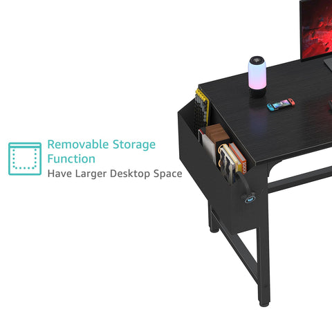 Lufeiya desk small-space view fits compact home offices