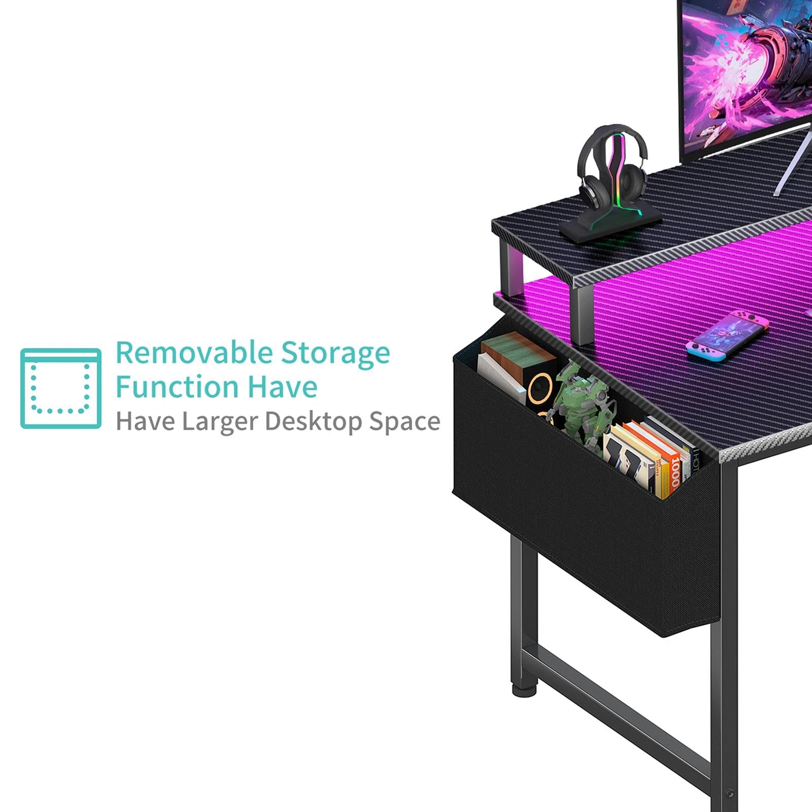 Lufeiya monitor stand positions screens at eye level for better posture