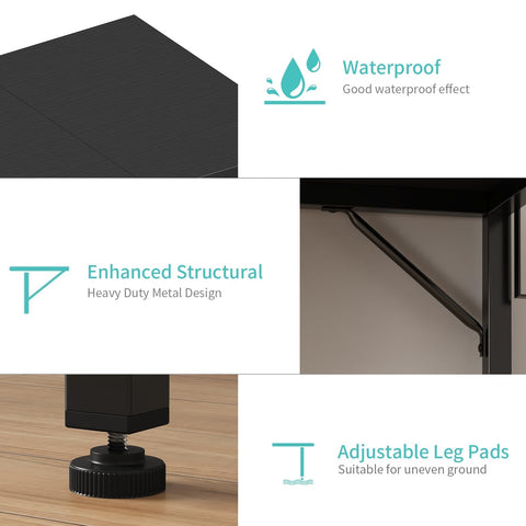 Lufeiya small desk assembly tools included for quick setup.