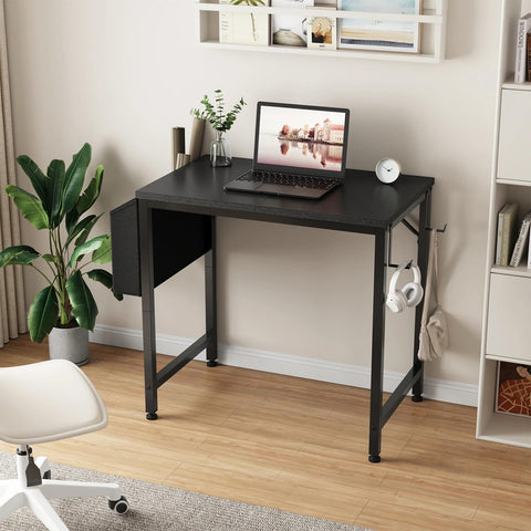 Lufeiya small desk with a clean, modern design that matches any decor.