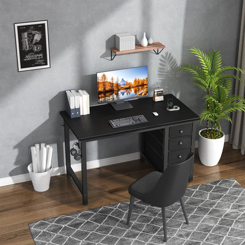 Lufeiya desk side detail highlights sturdy brackets for durability