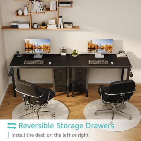 Lufeiya desk demonstrates reversible left-right installation for layout flexibility