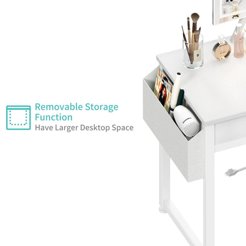 Lufeiya desk with sturdy brackets and adjustable legs for stability.