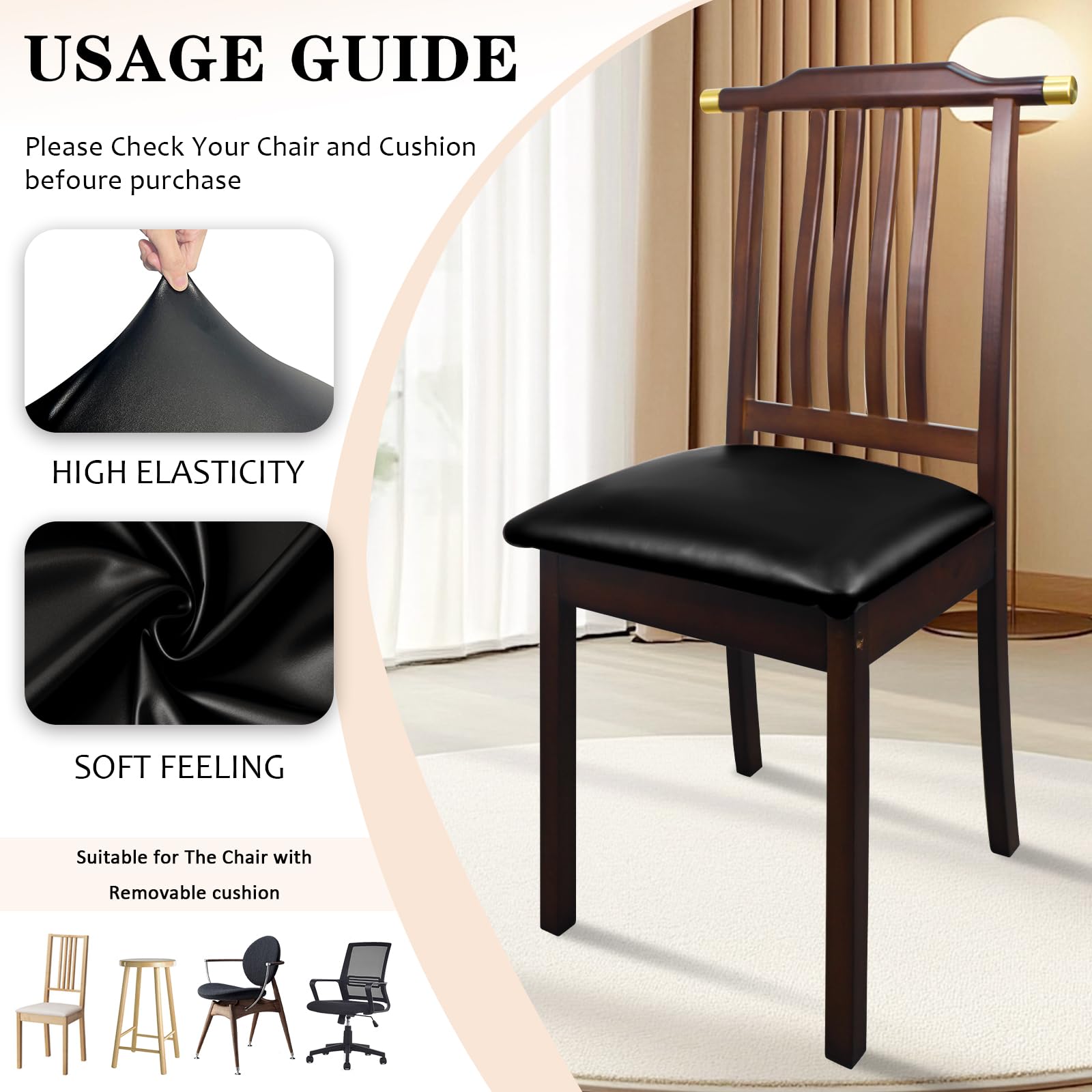 Lufyzora easy-clean seat covers wipe away spills quickly.