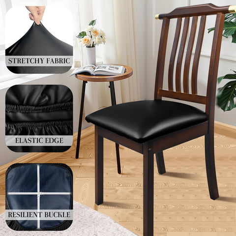 Lufyzora kitchen dining hotel covers fit dining chairs in various settings.