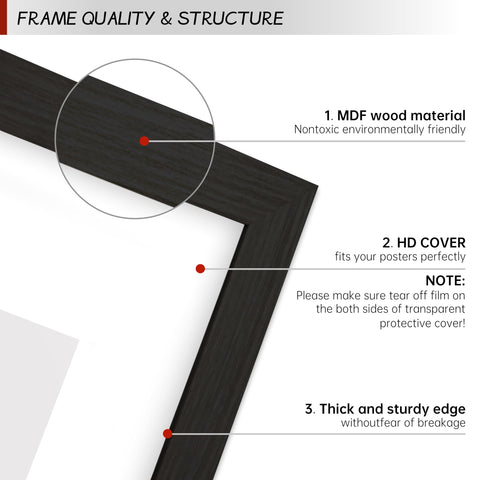 LUGHFSV engineered wood frame combines durability and style
