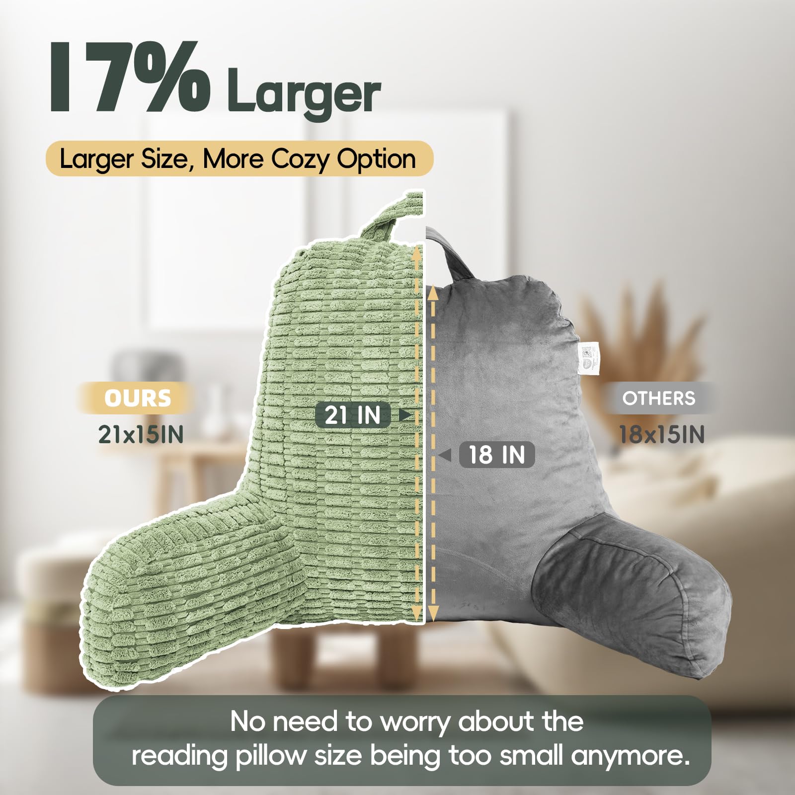 LUISOF adjustable-fill feature lets you tailor firmness to your preference.