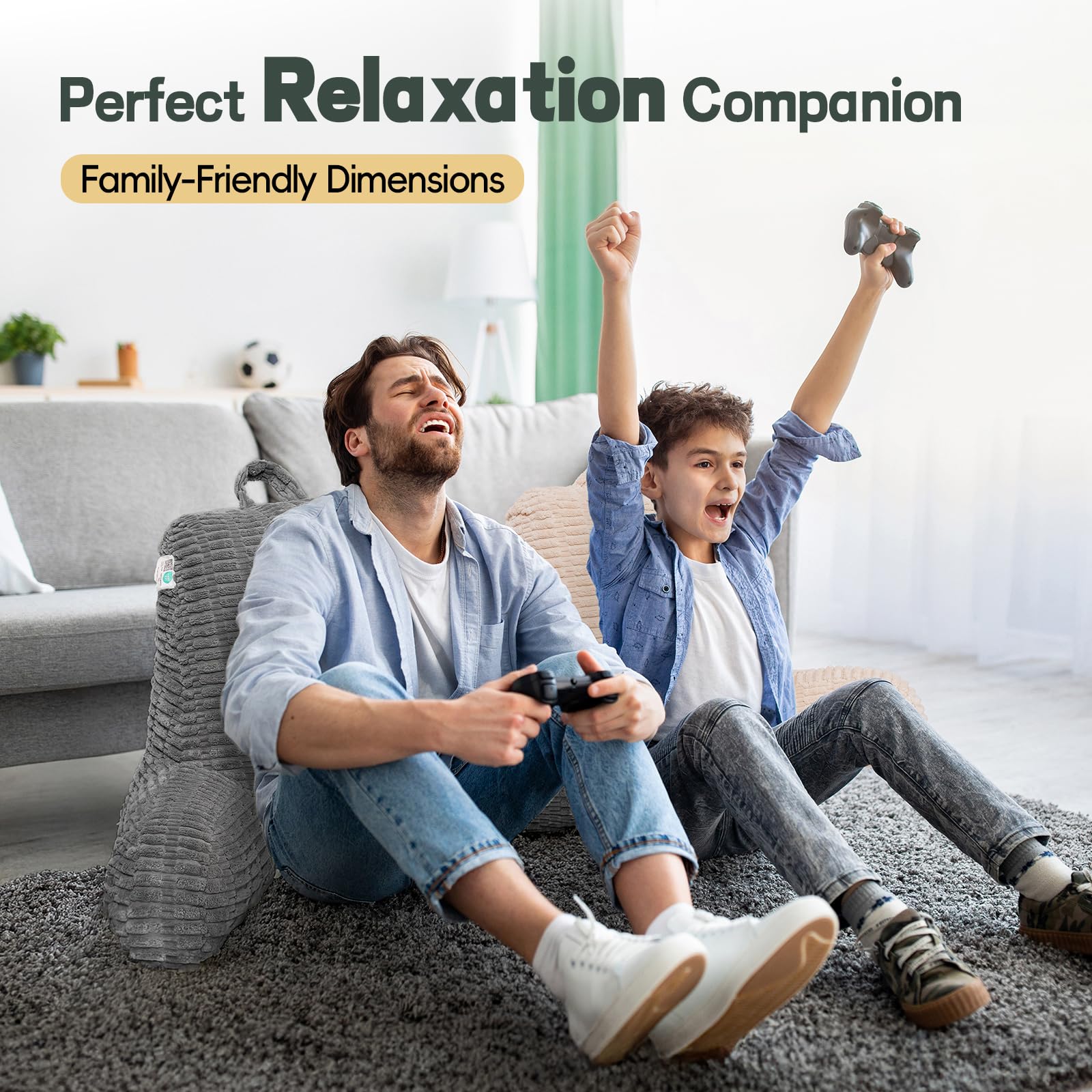 LUISOF cloud-like comfort after expansion is ideal for couch or bed lounging.
