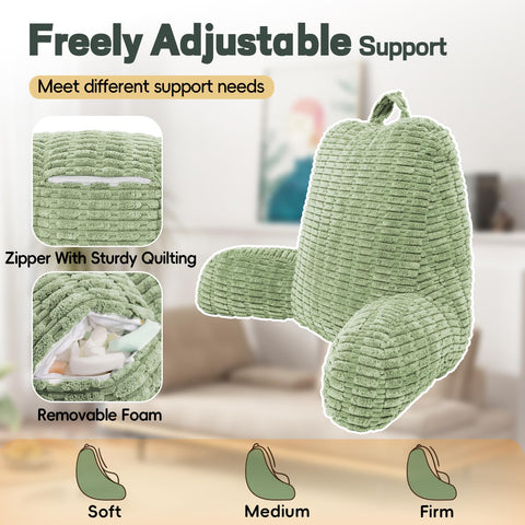 LUISOF portable bed pillow with handle moves easily between rooms.