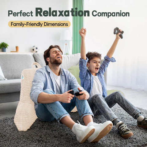 LUISOF versatile pillow ideal for reading, lounging, and playtime.