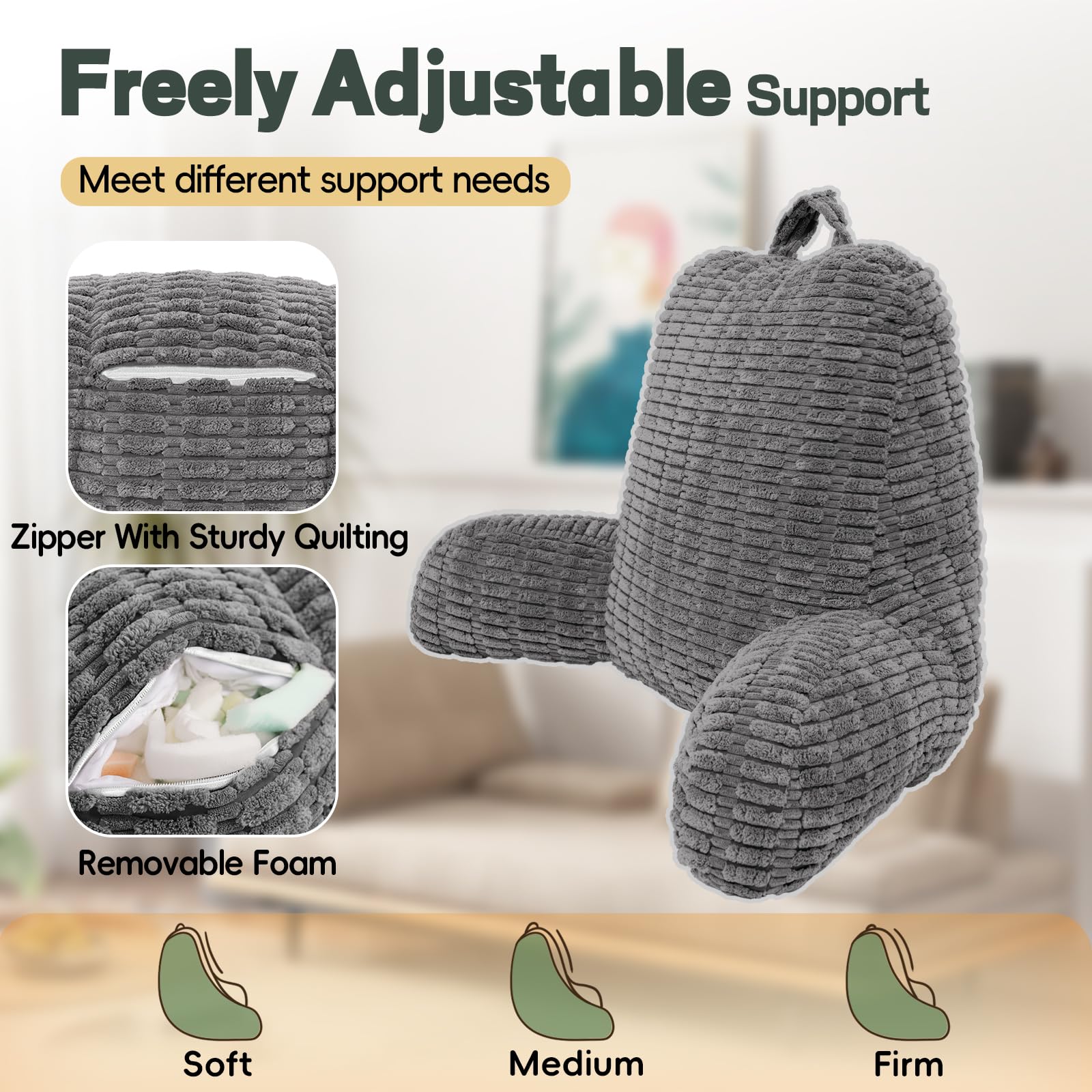 LUISOF zipper-fill feature lets you tailor comfort level to your preference.