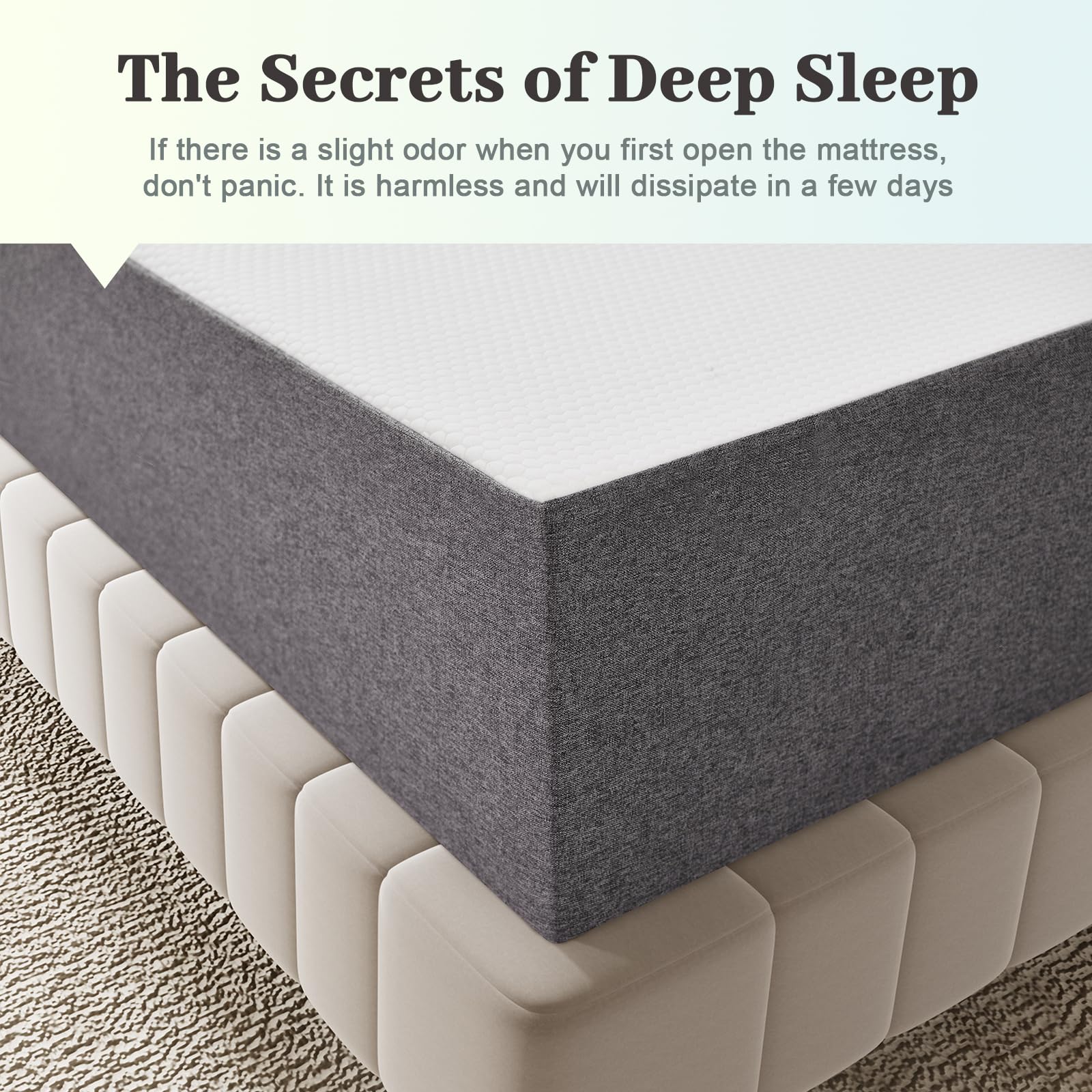 Lukace multi-layer foam supports all sleeping positions for balanced comfort