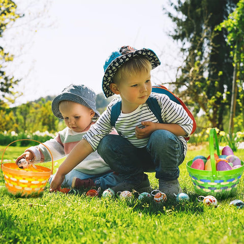 LUKBERA versatile use-case basket set for Easter, Christmas, picnics.