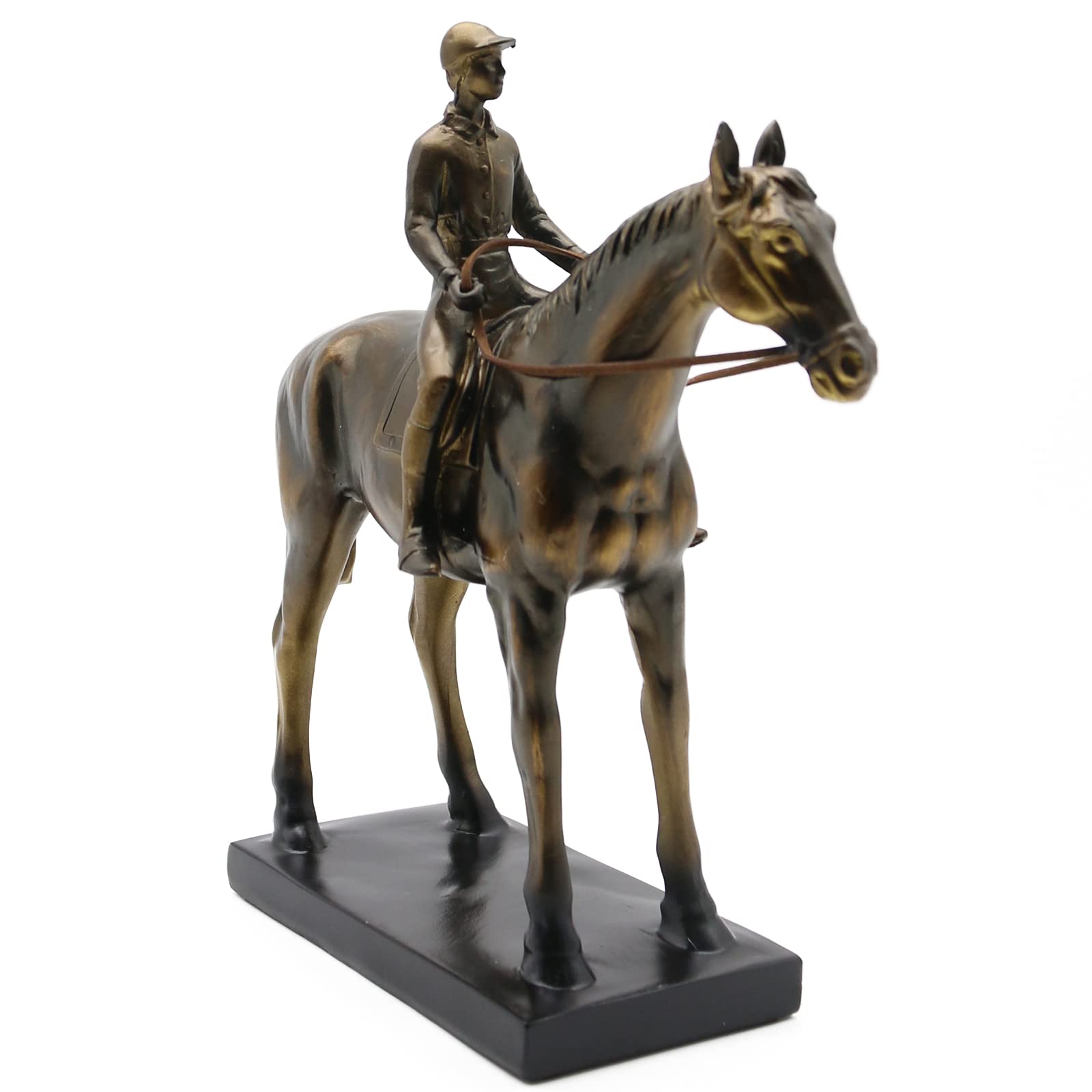 Lukitas durable resin figure, versatile decor piece for home or office.