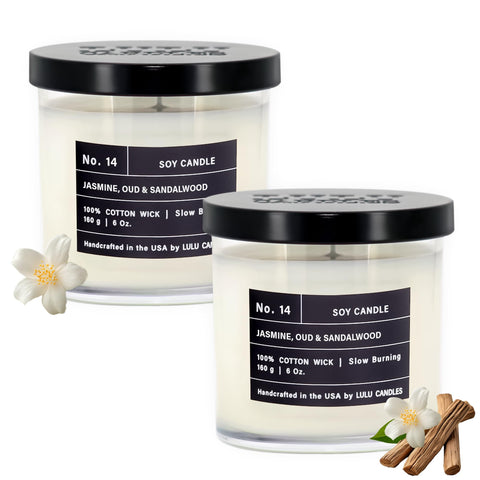 Lulu Candles hand-poured in USA showcases artisanal craftsmanship