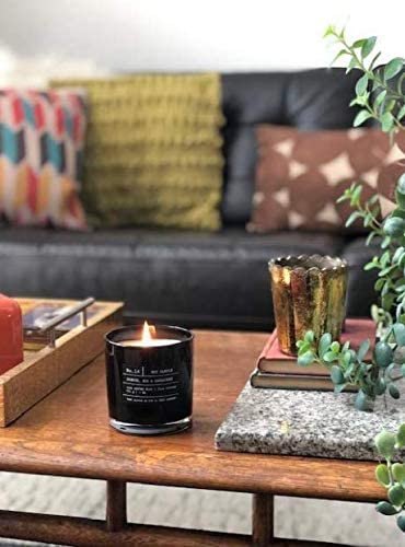 Lulu Candles hand-poured in the USA 9oz jar candle; showcases craft and quality.
