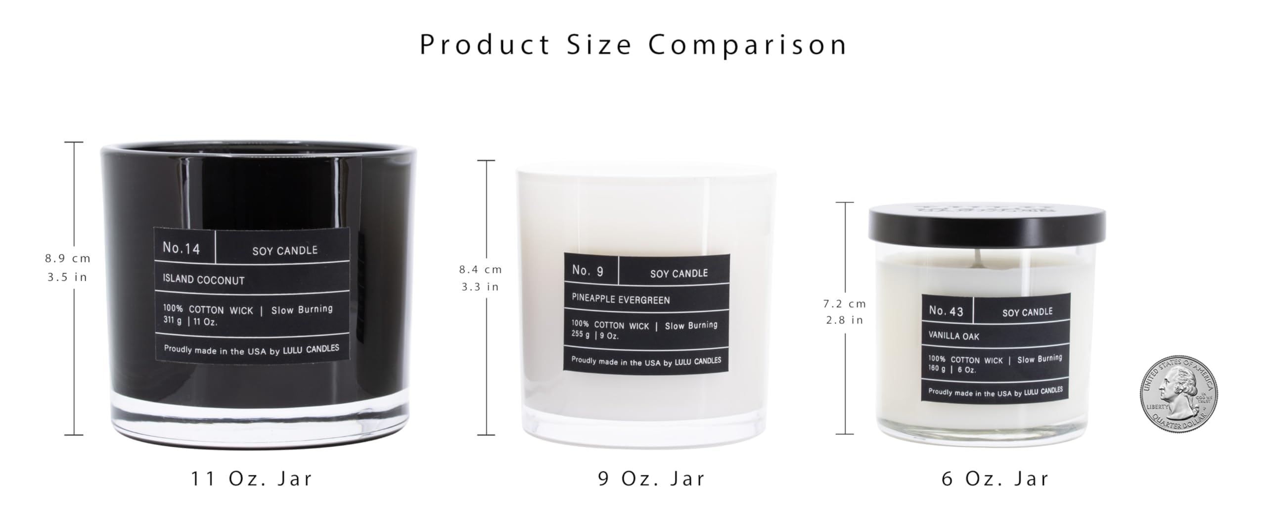 Lulu Candles luxury ambiance; elevates dining room or living room mood.