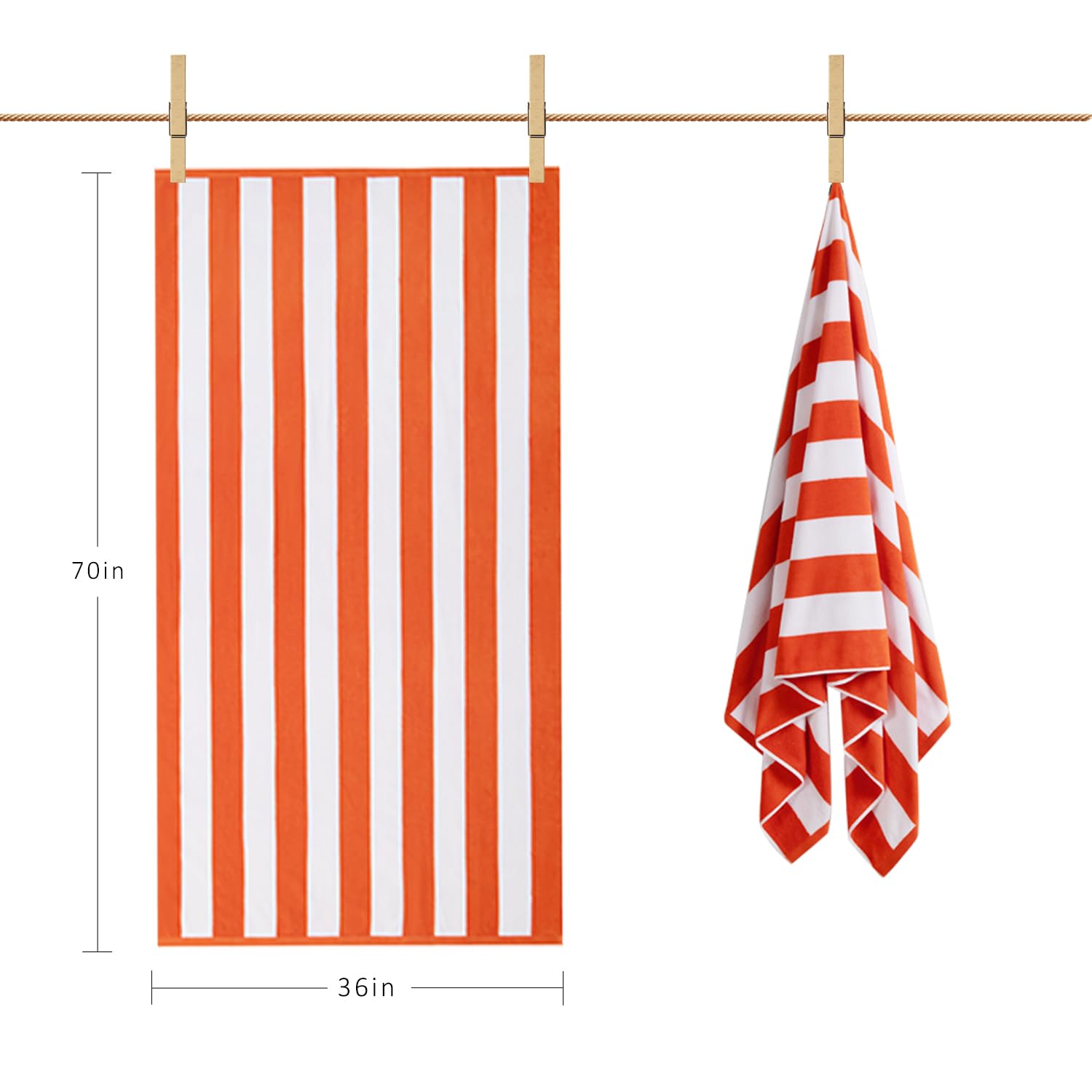 LULUHOME 100 percent cotton towel with plush surface