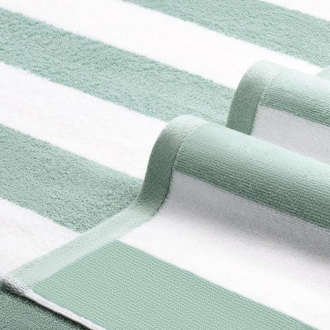 LULUHOME cabana striped towel ultra absorbent for quick drying after swimming