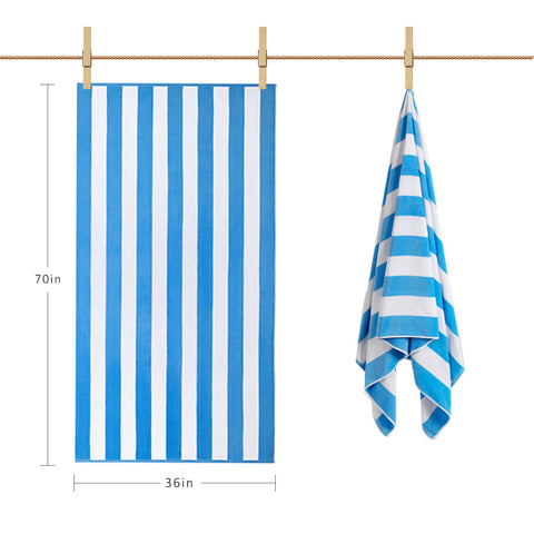 LULUHOME 100% cotton towel stays vibrant after washes for repeated beach days.