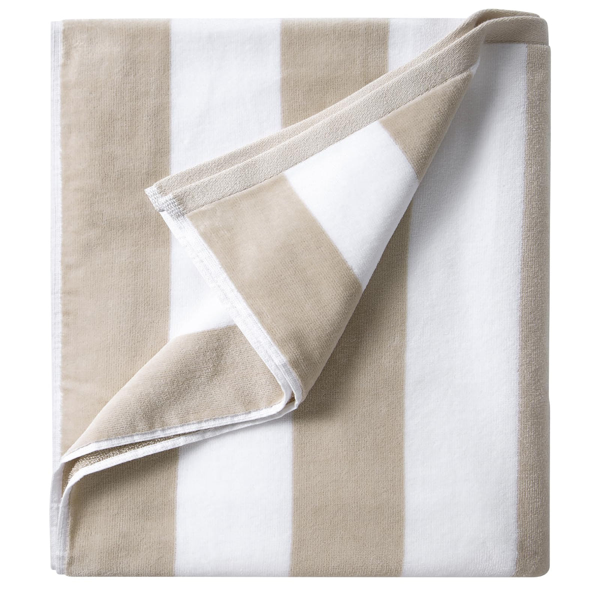LULUHOME large oversized striped beach towel for beach and pool