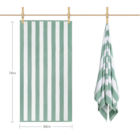 LULUHOME oversized towel for adults provides generous 36x70 inches of soft coverage