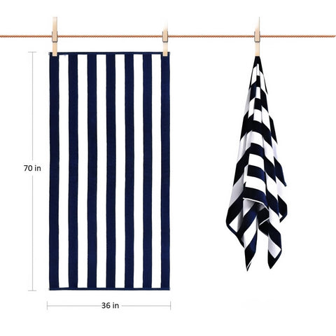 LULUHOME ultra-absorbent towel dries you quickly at the beach or pool.