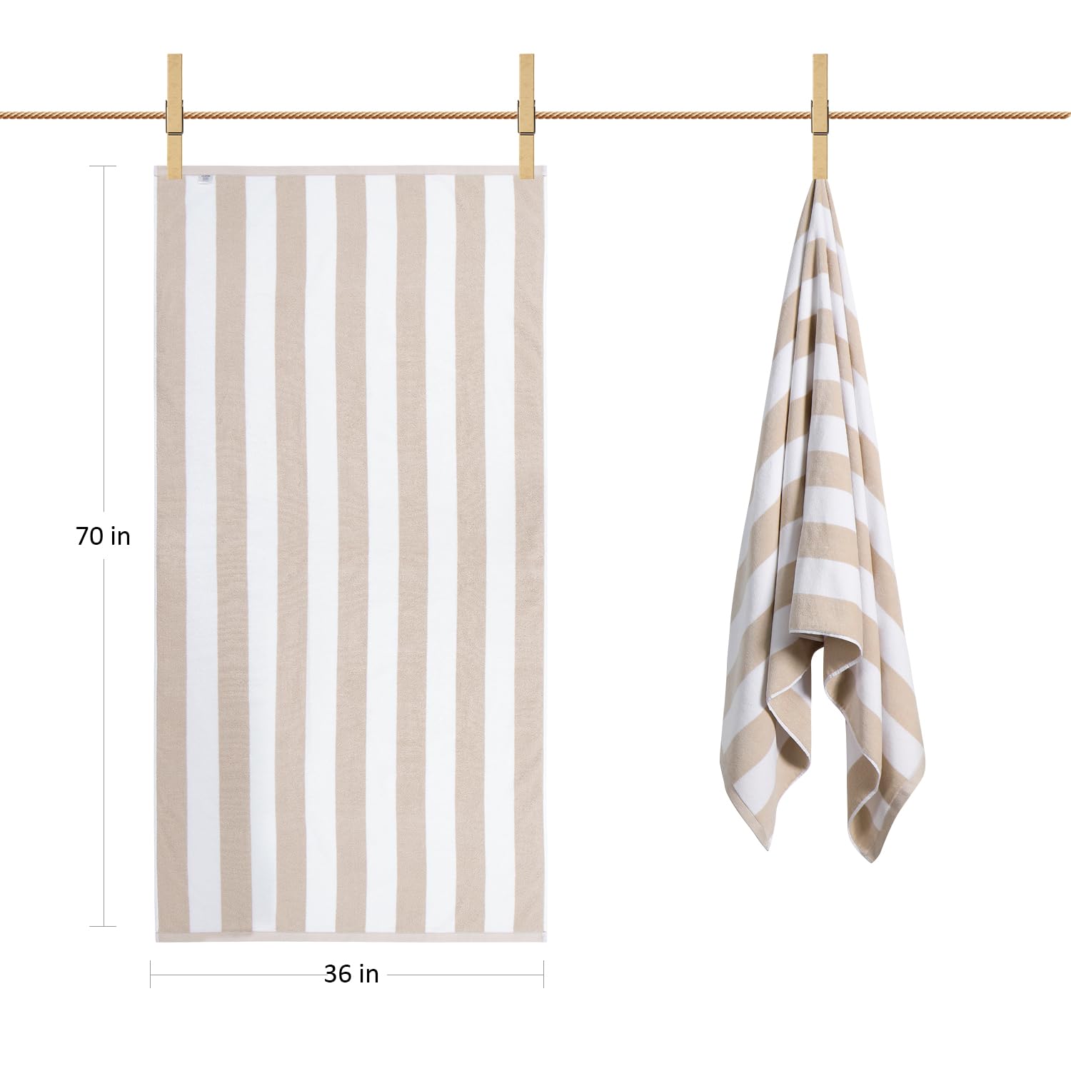 LULUHOME ultra-absorbent towel for quick drying after swimming