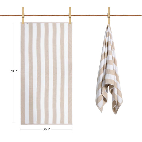 LULUHOME ultra-absorbent towel for quick drying after swimming