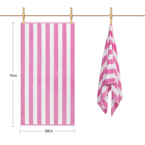 LULUHOME XL adult towel offers ample surface for lounging