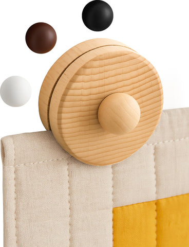 LULUTION damage-free hanging quilt hanger preserves fabric edges.