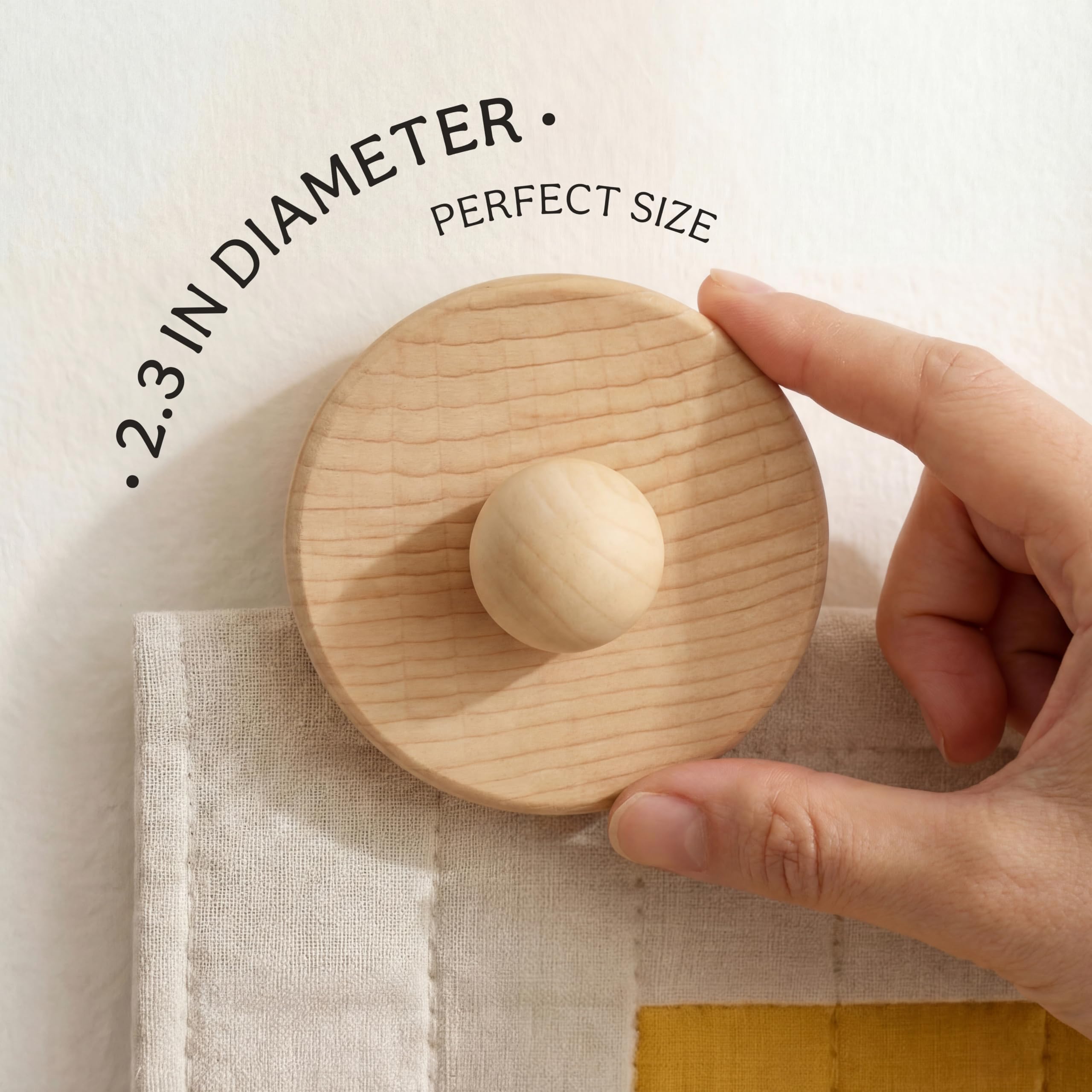 LULUTION round design hanger adds sleek interior appeal to displays.