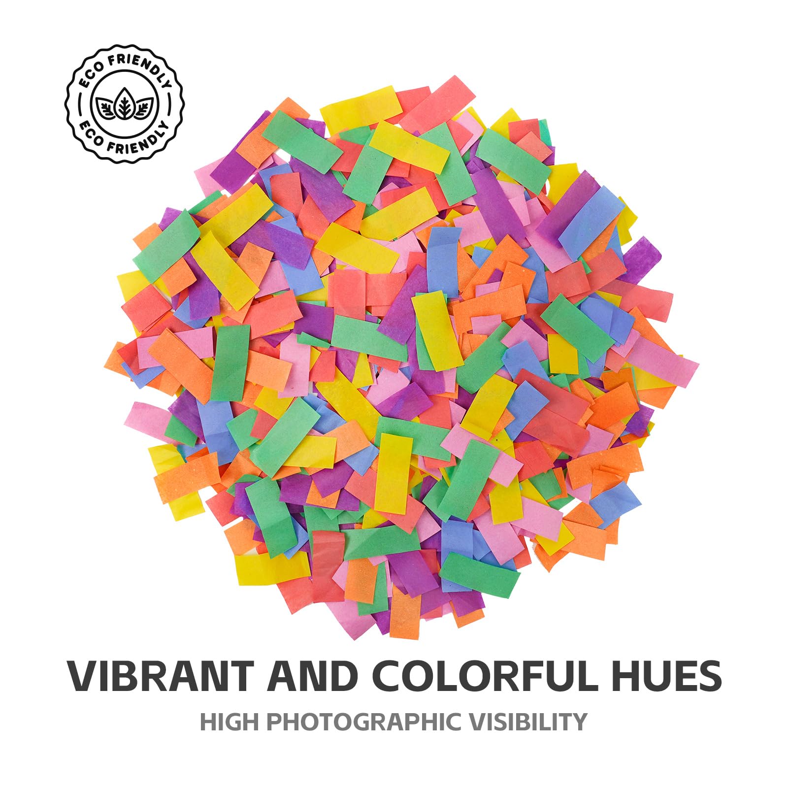 LUMAFIZZ six-pack confetti cannons for effortless party bursts.