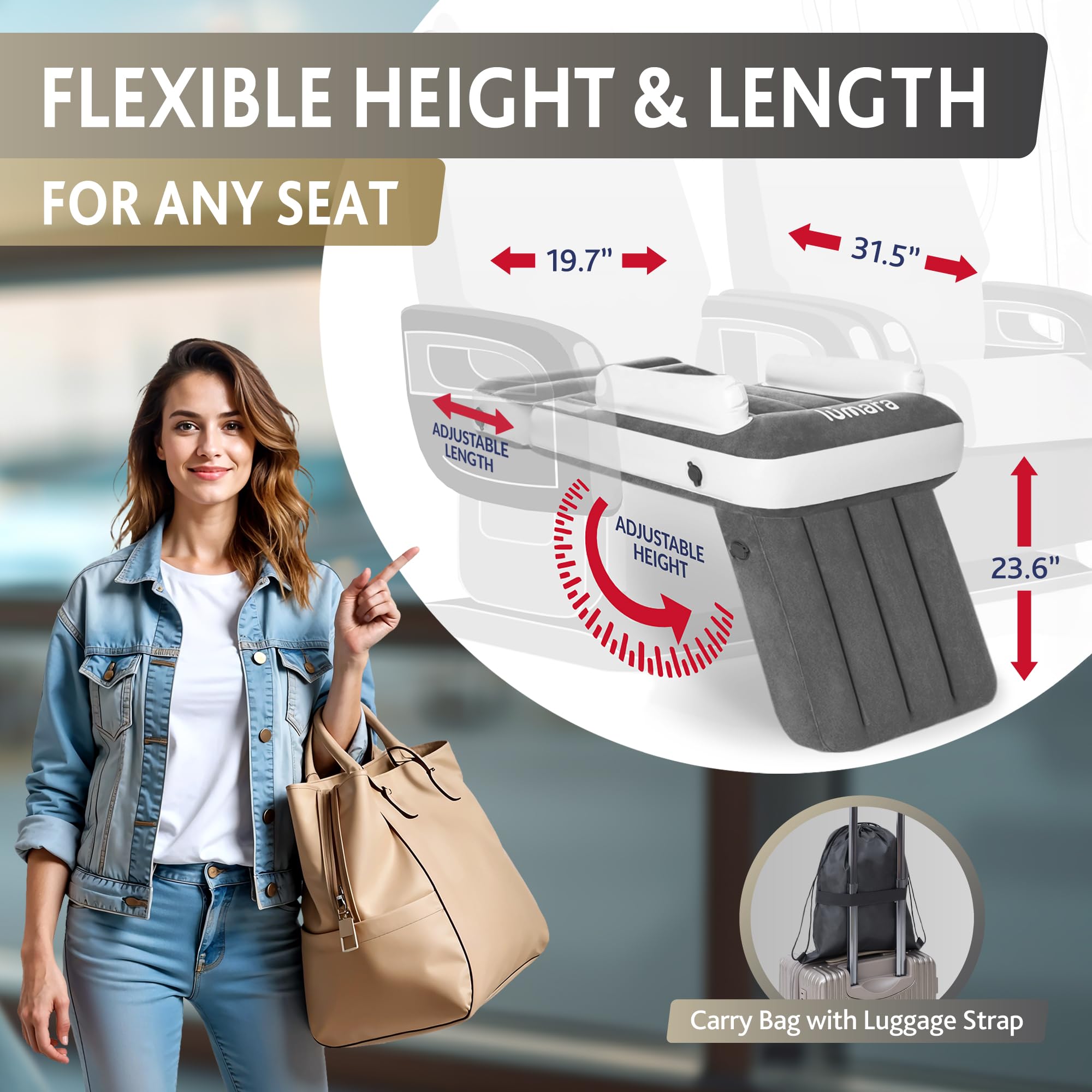 LUMARA Patch kit included for on-the-go repairs