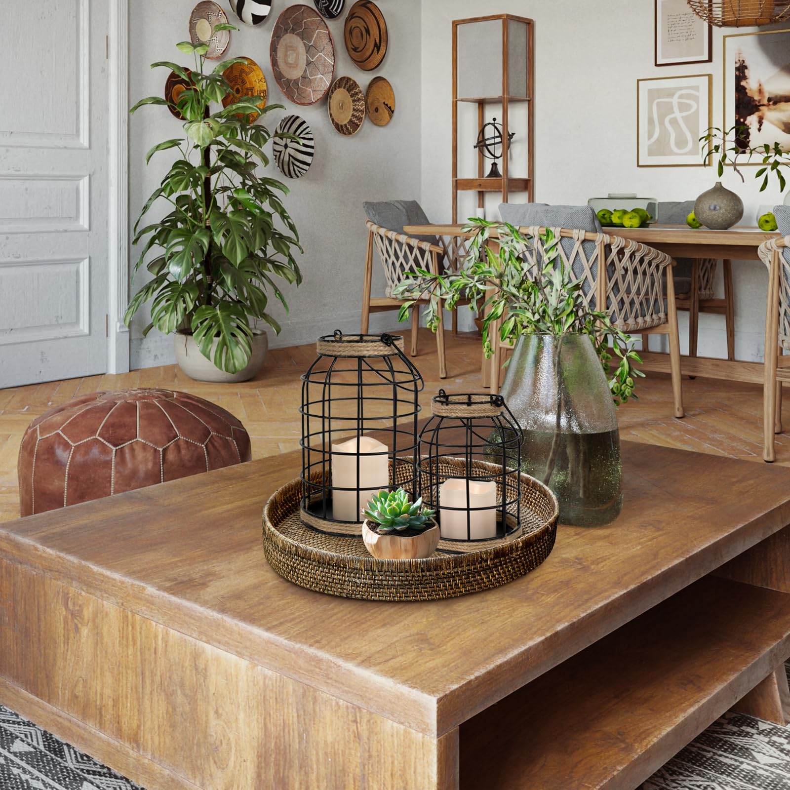 Lumeavetra lanterns offer warm ambience for cozy evenings indoors.