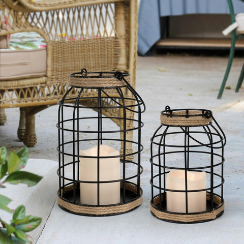 Lumeavetra lanterns on mantel elevate living room decor with cozy glow.