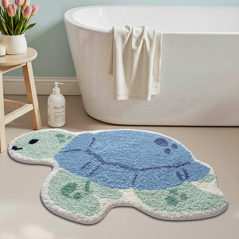 LUMI adorable sea turtle design adds playful decor to the bathroom.