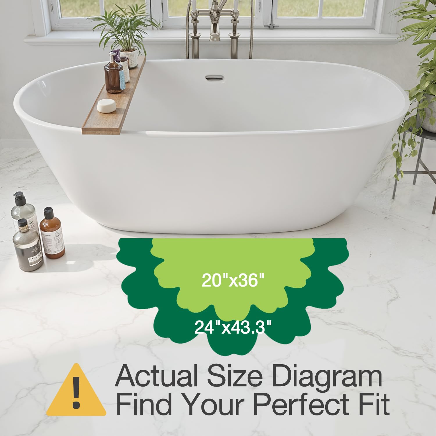 LUMI Floral Bath Mat Sunflower top view highlights fluffy pile and sunny color.