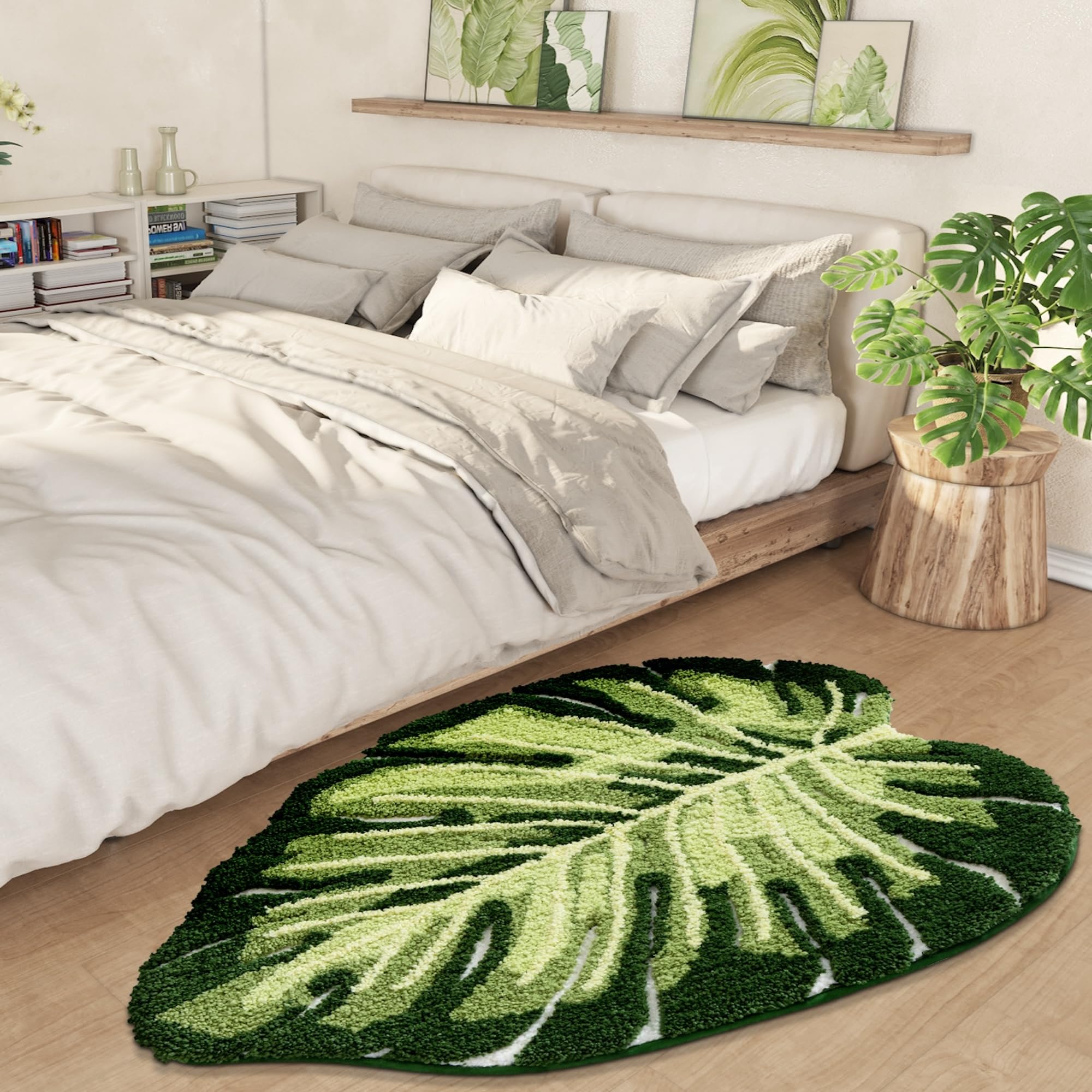 LUMI non-slip backing helps secure the rug on wet floors.