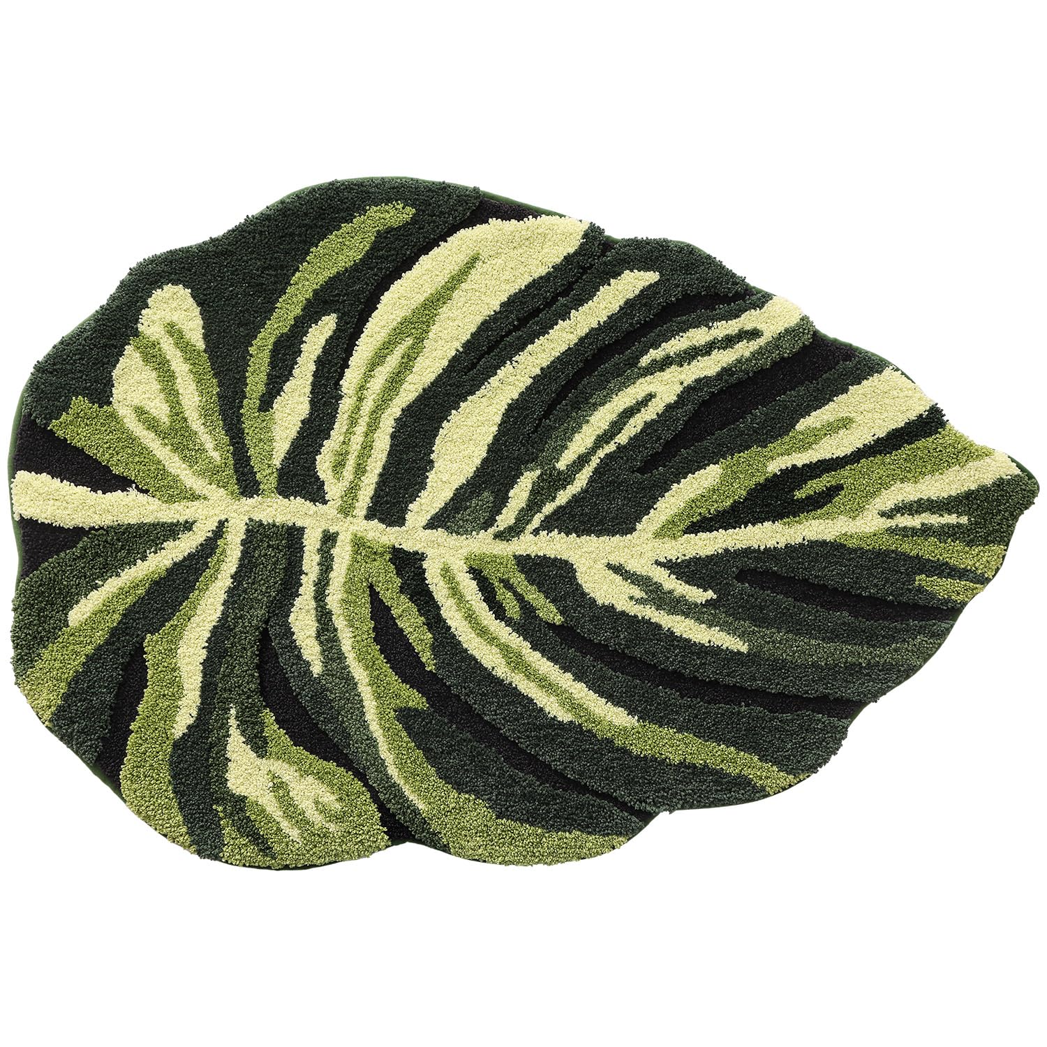 LUMI leaf design rug in kids room adding playful yet practical decor.