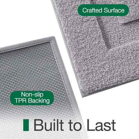 LUMI machine-washable bath rug maintains softness and absorbency after repeated washes