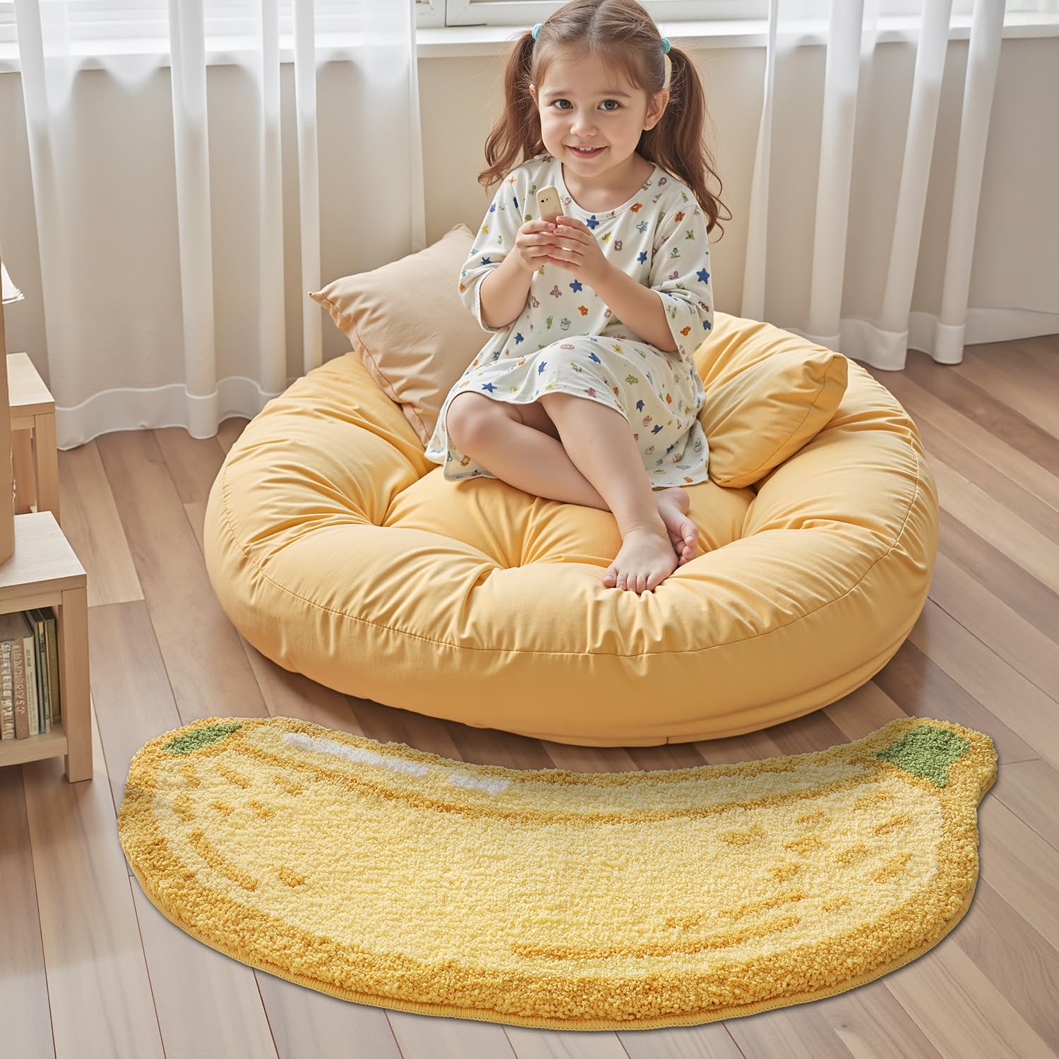 LUMI non-slip backing rug provides safe grip on wet surfaces