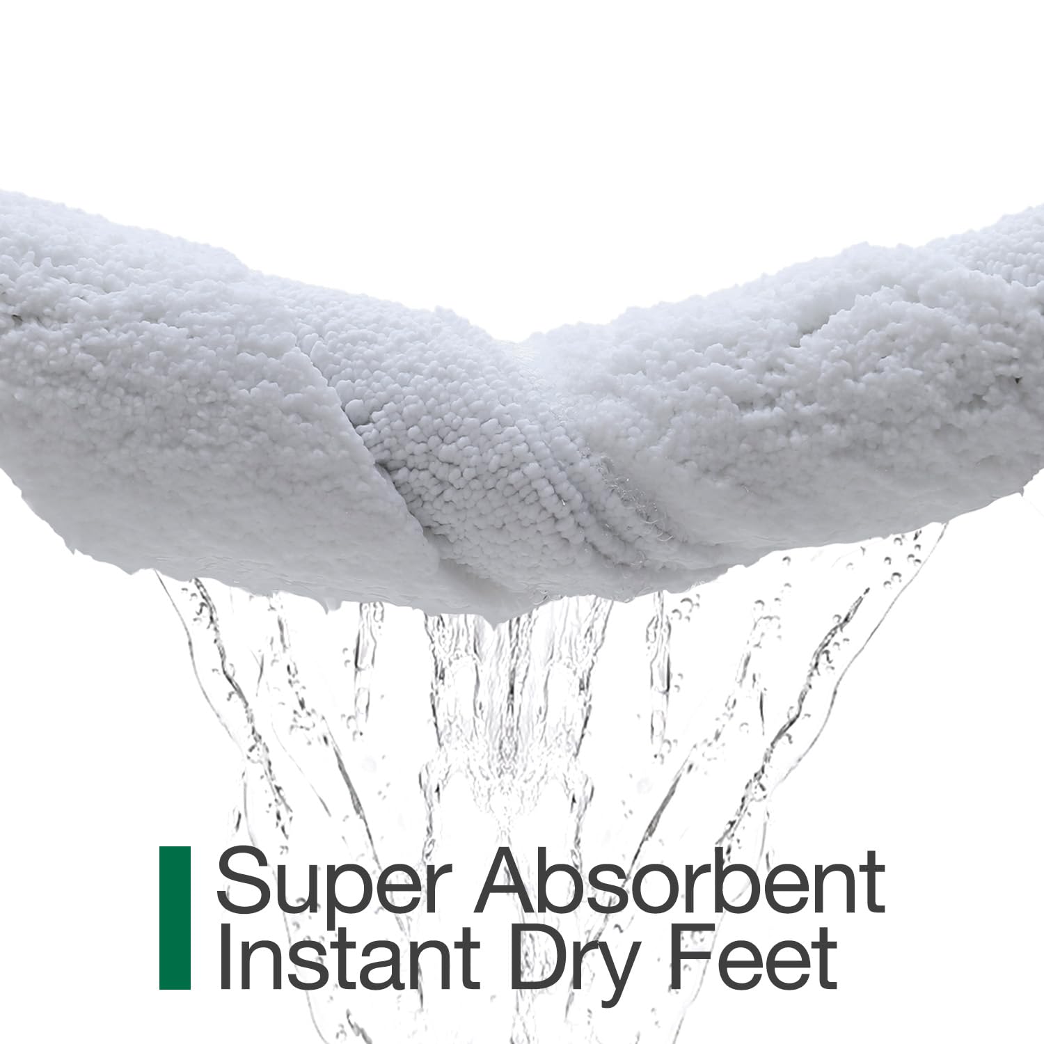 LUMI ultra-soft rug delivers cloud-like foot comfort in use.