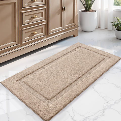 LUMI 24x36 rug fits bathroom floors for versatile placement.