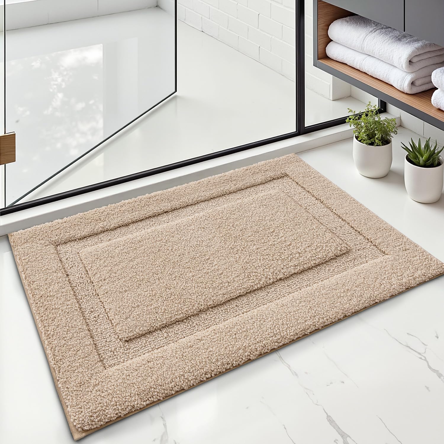 LUMI machine-washable rug stays soft wash after wash.