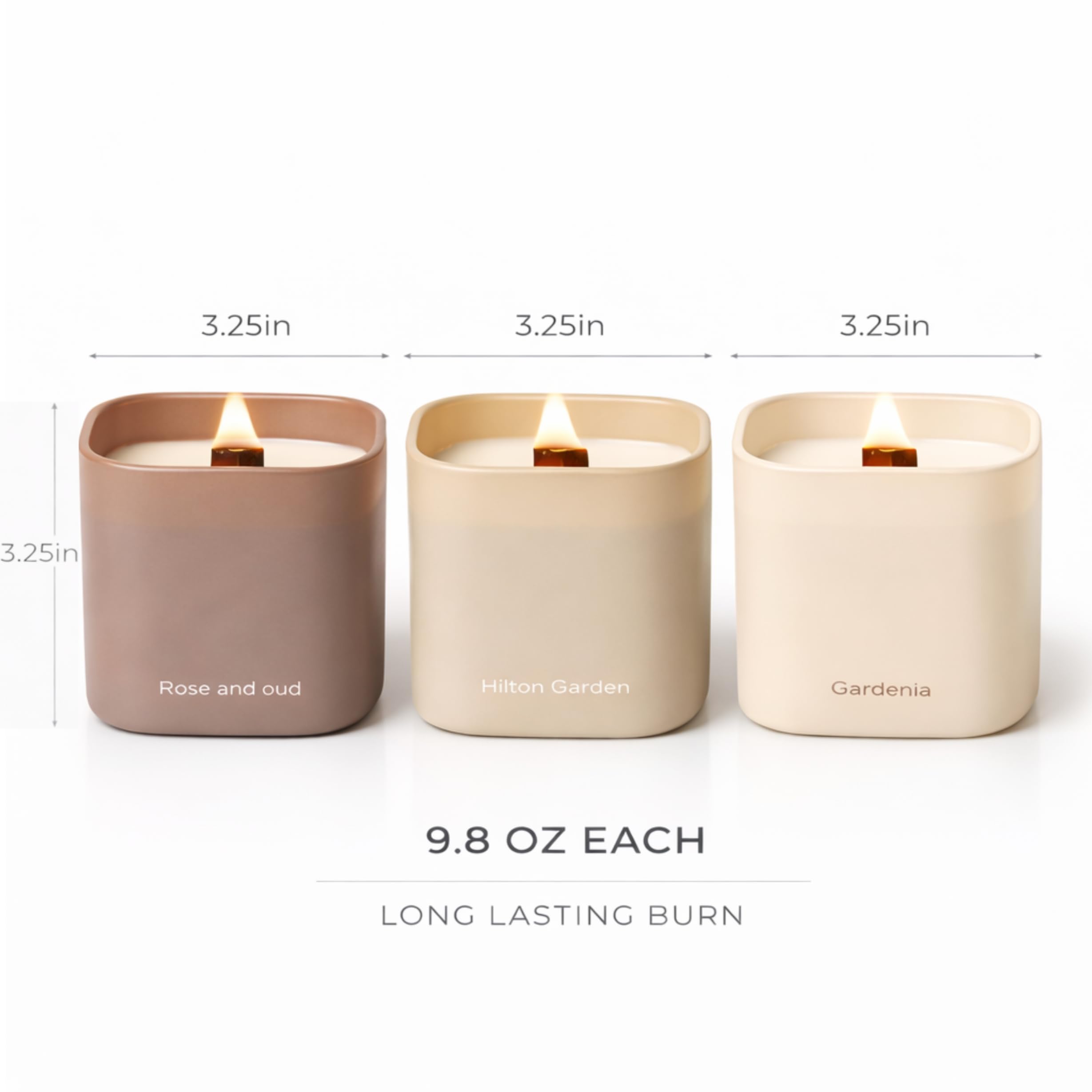 Lumi Brand Wood wick crackle enhances nighttime ambience